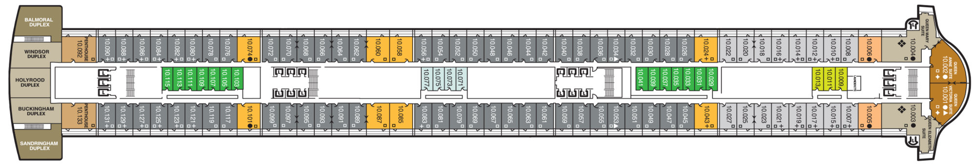 Deck 10 plan